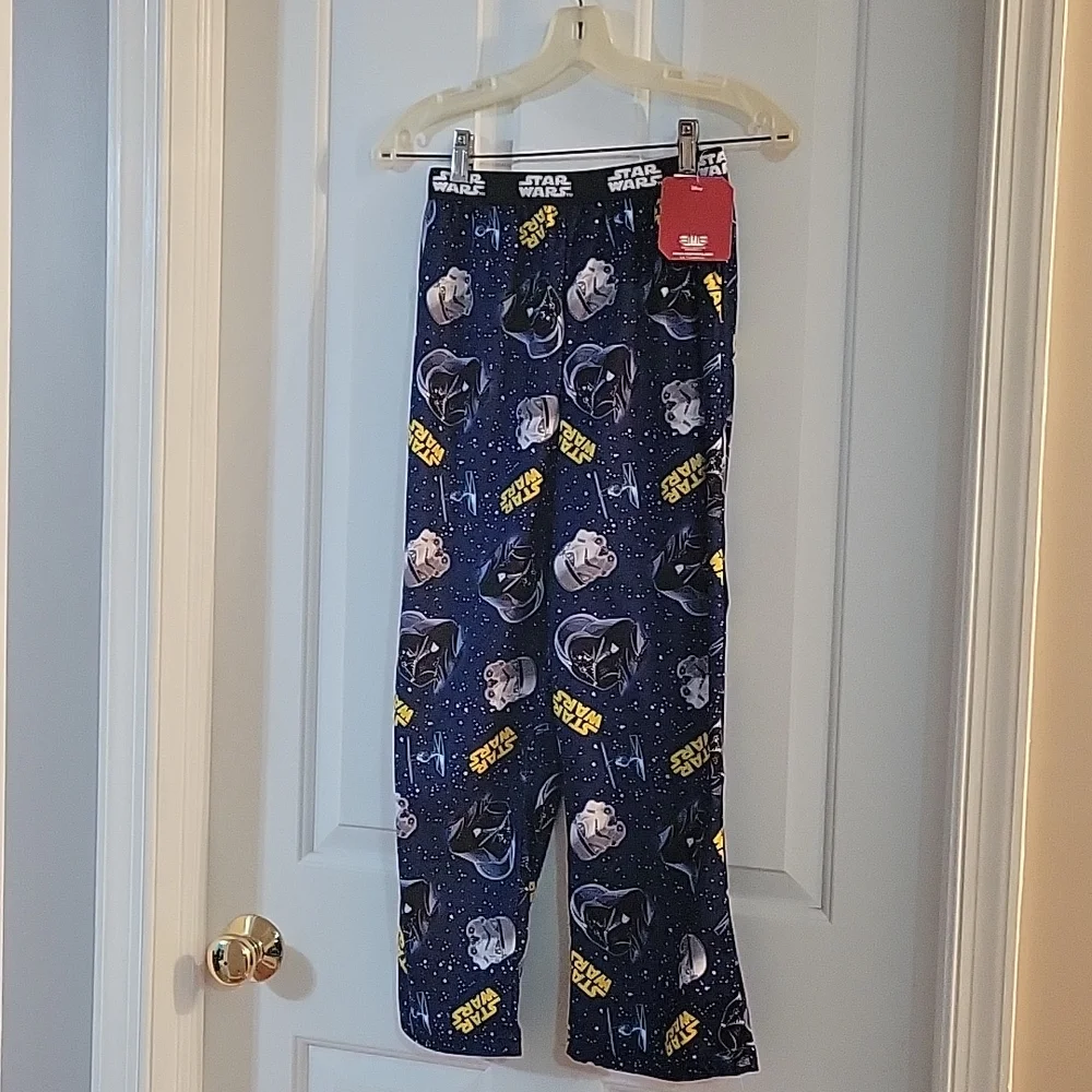 Star wars blue pajama pants large 10-12